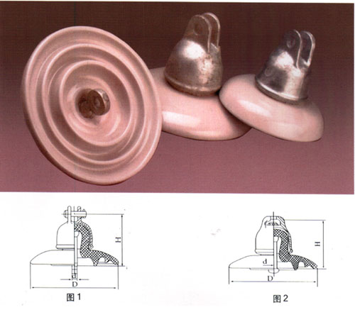 高压线路盘形悬式瓷绝缘子