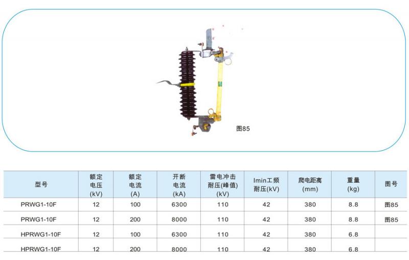 H)PRWG1型跌落式熔断器